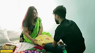 Indian hot beautiful Bhabhi one overcast stay sex&excl; Amazing XXX Hindi coition